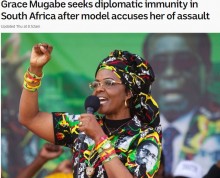 【海外発！Breaking News】ジンバブエ大統領夫人、モデルに暴行容疑　いまだ行方分からず（南ア）