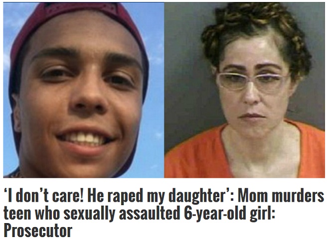 母親が娘を強姦した少年を殺害（画像は『CRIME ONLINE　2017年9月1日付 「‘I don’t care！ He raped my daughter’: Mom murders teen who sexually assaulted 6-year-old girl: Prosecutor」』のスクリーンショット）