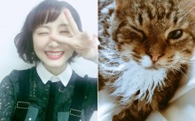 【エンタがビタミン♪】松井玲奈“愛猫”にウインクで負ける　それでも「やっぱり可愛い」