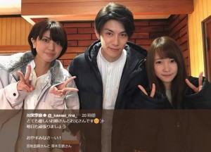 【エンタがビタミン♪】川栄李奈『恋のしずく』ロケ現場で“アイドル”的存在　宮地真緒もメロメロ