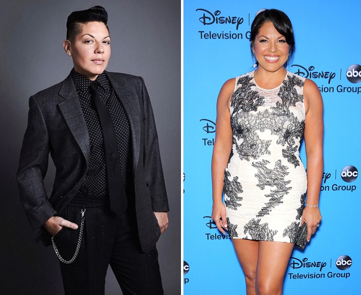 『グレイズ・アナトミー』“カリー・トーレス”復帰に期待（画像・左は『Sara Ramirez　2017年11月17日付Instagram「Who is ready to meet Kat? ＠madamsecretarycbs this Sunday at 10/9c on ＃CBS ＃KatSandoval」』のスクリーンショット）