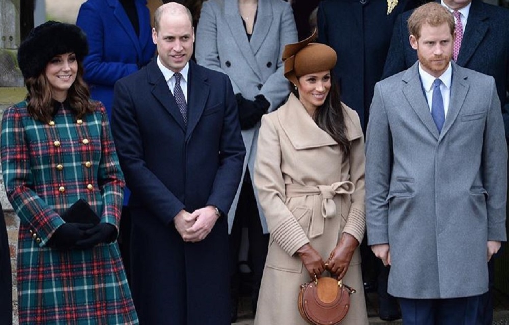 ファッションも大きな話題に（画像は『Kensington Palace　2017年12月25日付Instagram「This morning the Duke and Duchess of Cambridge, Prince Harry and Ms. Meghan Markle joined members of the Royal Family for the Christmas Day Service at Sandringham.」』のスクリーンショット）