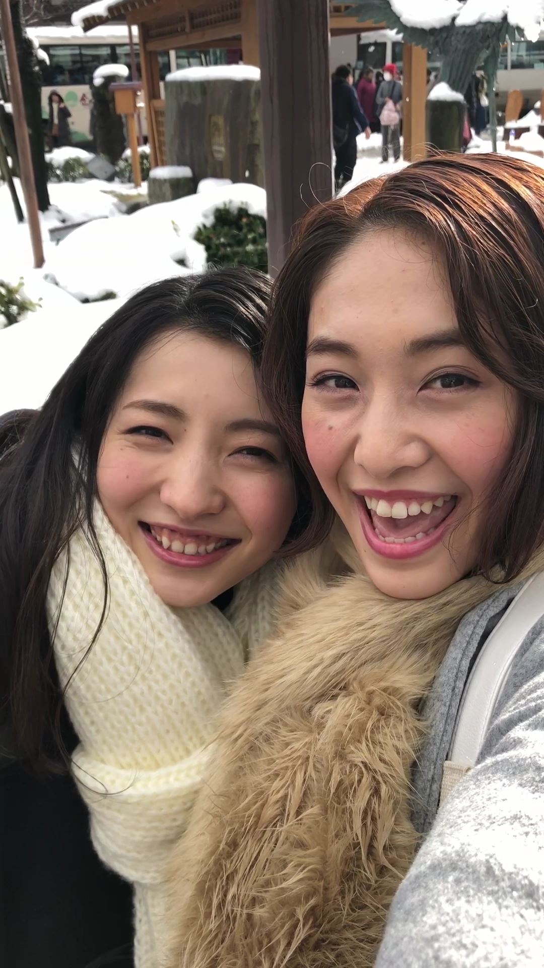 女子旅を楽しむ千梨と裕美