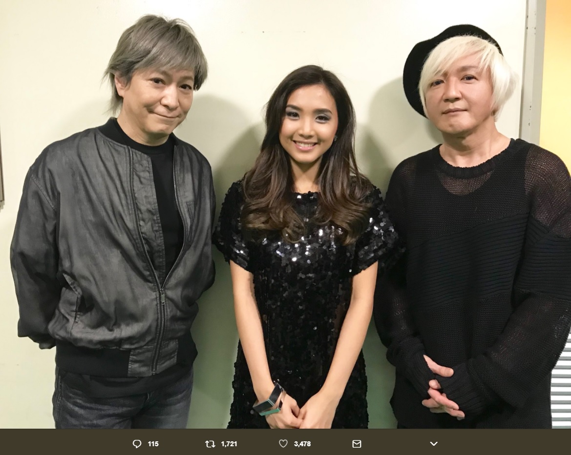 『うたコン』に出演した小室哲哉、Beverly、浅倉大介（画像は『Beverly（ビバリー）　2018年2月6日付Twitter「「うたコン」でPANDORAさんとパフォーマンスしました！」』のスクリーンショット）