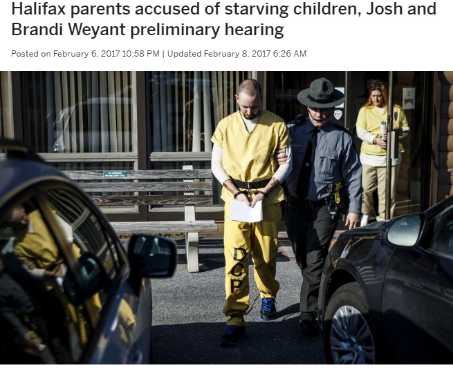 3人の子を餓死寸前に追い込んだ両親（画像は『PennLive.com　2018年2月16日付「Starving kids were eating paint off the walls, DA says as couple plead guilty to horrific abuse」』のスクリーンショット）