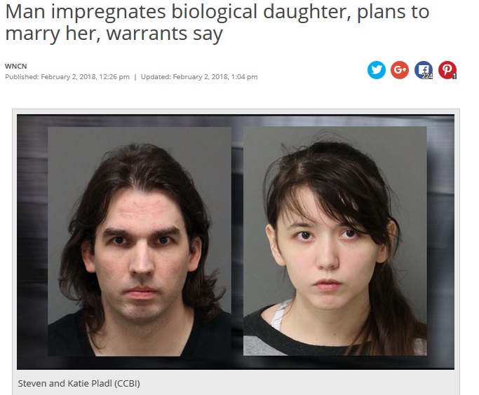 父と娘、許されざる関係で子供までもうけて逮捕（画像は『KRON4.com　2018年2月2日付「Man impregnates biological daughter, plans to marry her, warrants say」（CCBI）』のスクリーンショット）