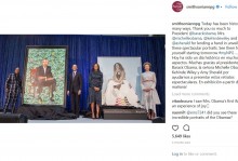 【イタすぎるセレブ達】オバマ前大統領夫妻の肖像画、国立肖像画美術館に初お披露目