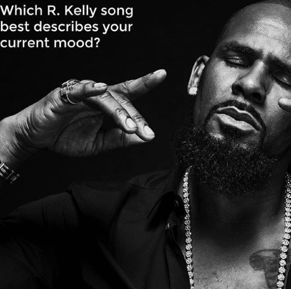 R.ケリー、やはり少女らを支配していた!?（画像は『R Kelly　2018年3月7日付Instagram「Y’all know what time it is... ＃TALKTUESDAY - This should be good. ＃Go」』のスクリーンショット）