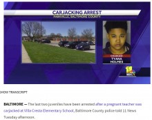 【海外発！Breaking News】14～16歳少女4人組を逮捕　妊娠中の教師を襲いバッグと車を強奪（米）