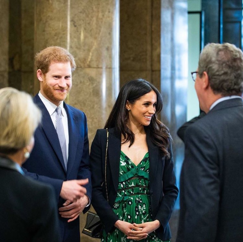 メーガンさん、王子との恋の始まりに大興奮だった？（画像は『Kensington Palace　2018年4月21日付Instagram「Prince Harry and Ms. Meghan Markle this morning attended a reception hosted by Australian Prime Minister Malcolm Turnbull to celebrate the forthcoming」』のスクリーンショット）