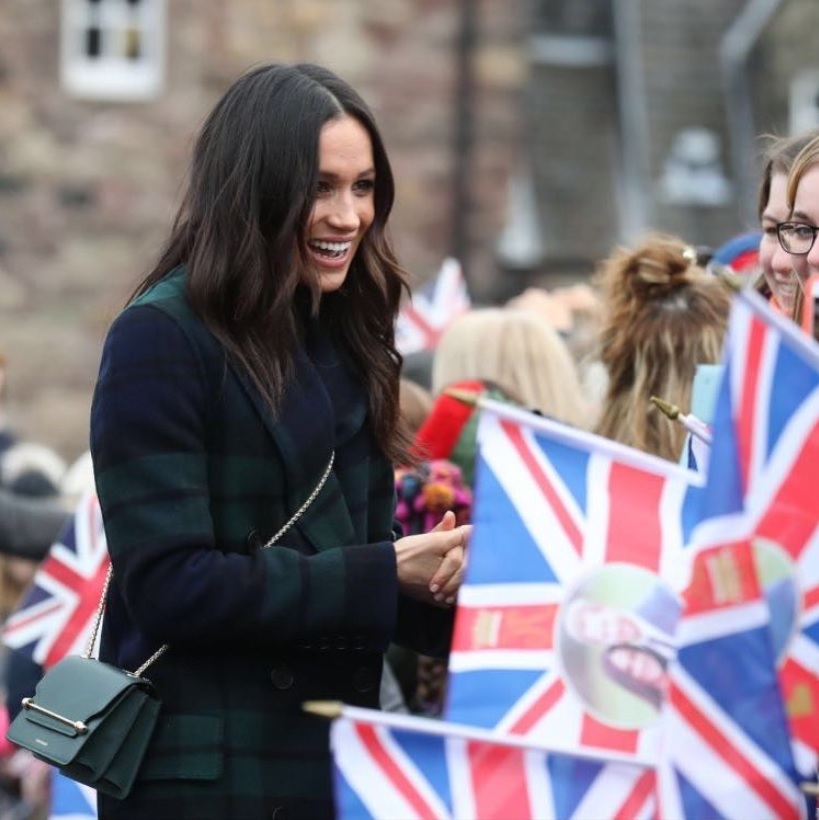 メーガンさんの胸中は…（画像は『Kensington Palace　2018年2月14日付Instagram「Today was Ms. Meghan Markle's first visit to Scotland, and she is very much looking forward to returning many times again in the future.」』のスクリーンショット）