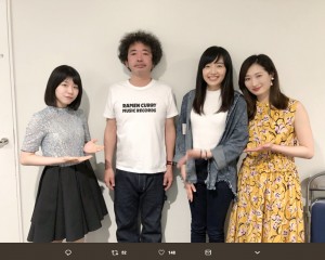 【エンタがビタミン♪】武田梨奈、奥田民生ライブに登場　「可愛い」後輩を入れて記念写真