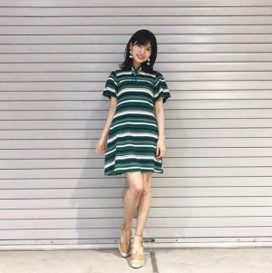 【エンタがビタミン♪】AKB48谷口めぐ、ミニワンピの“めぐコーデ”に「ヘッド様、相変わらず美脚」の声