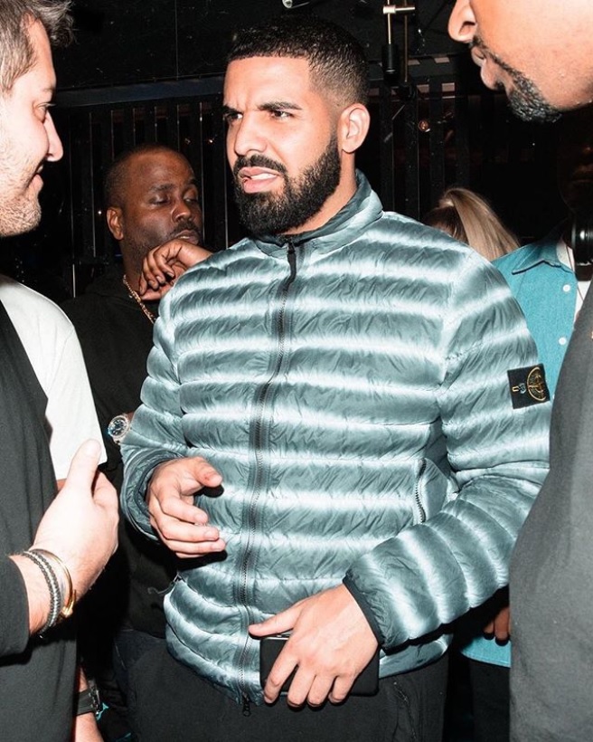 ドレイクに隠し子か？（画像は『champagnepapi　2018年3月10日付Instagram「If two vegans are angry at each other...is it beef?」』のスクリーンショット）