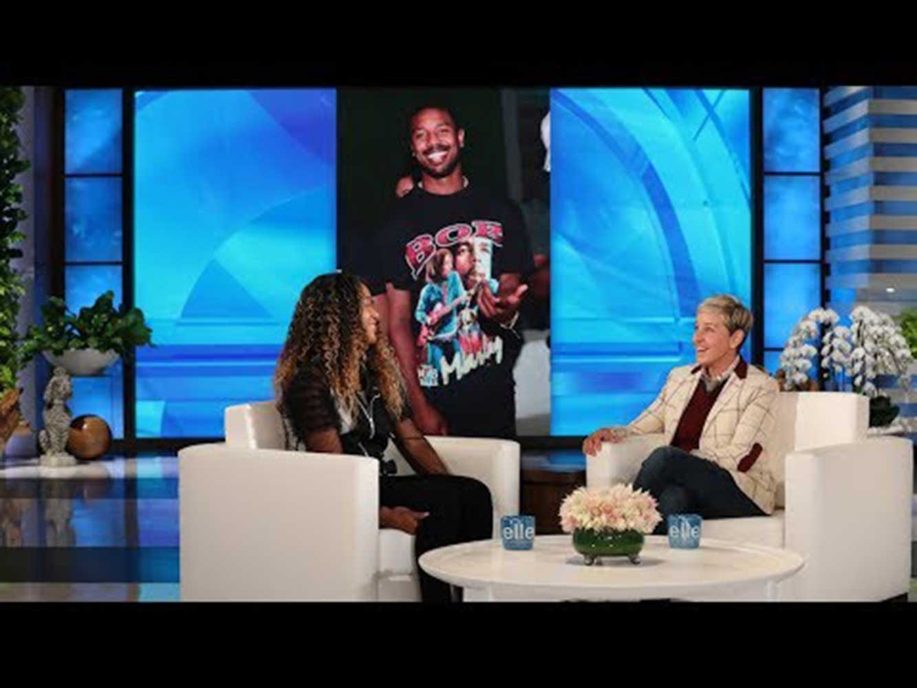 『エレンの部屋』に出演した大坂なおみ（画像は『TheEllenShow　2018年9月12日公開 YouTube「Ellen Plays Matchmaker for U.S. Open Champion Naomi Osaka and Michael B. Jordan」』のサムネイル）