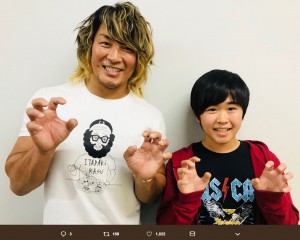 【エンタがビタミン♪】棚橋弘至×鈴木福　収録の合間に『仮面ライダー』話が弾む