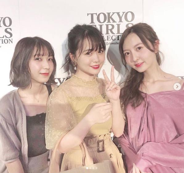 松岡菜摘、菅本裕子、森保まどか（画像は『森保まどか　2018年10月6日付Instagram「＃TGC北九州 ありがとうございました！」』のスクリーンショット）