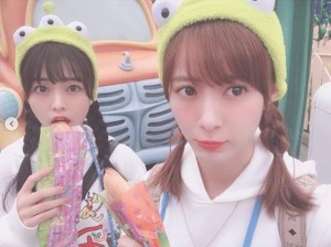 【エンタがビタミン♪】指原莉乃、HKT48本村碧唯×モー娘。生田衣梨奈のTDLショットに複雑