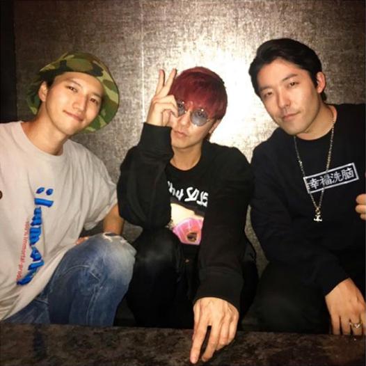 田口淳之介、TAK-Z、中田敦彦（画像は『田口淳之介　2018年10月15日付Instagram「Connect ＃JT ＃田口淳之介 ＃Immortal ＃tak_z ＃scarlet」』のスクリーンショット）