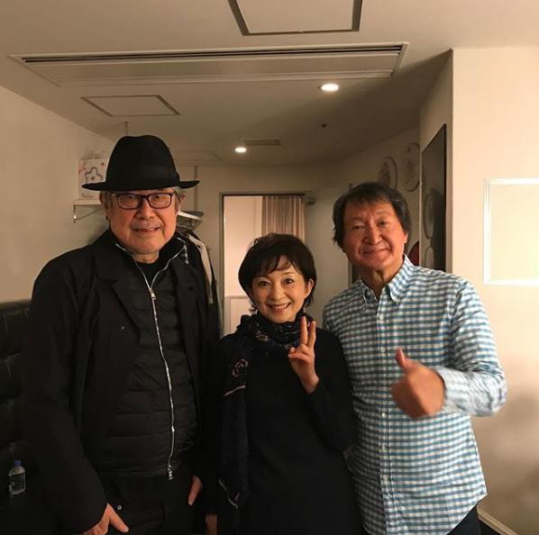 松本隆、太田裕美、南佳孝（画像は『Takashi Matsumoto　2018年11月15日付Instagram「盟友二人が大阪でライブをするというので。」』のスクリーンショット）