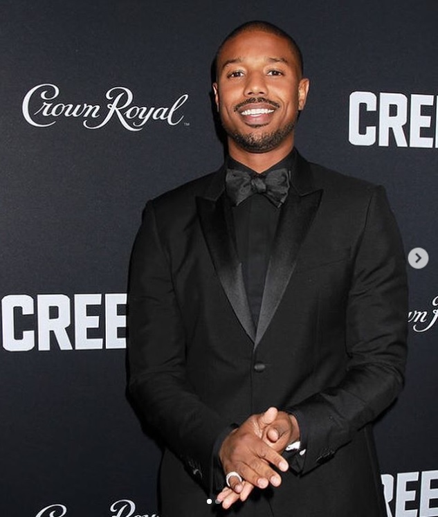 『クリード2』のプレミアでニューヨークを訪れたマイケル（画像は『Michael B. Jordan　2018年11月15日付Instagram「Creed II Premiere.」』のスクリーンショット）