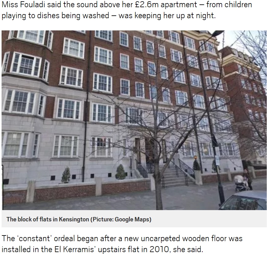 家族5人の騒音がうるさいと女性が訴えを起こす元となったマンション（画像は『Metro　2018年12月21日付「Couple ordered to pay neighbour ￡100,000 because children are too noisy」（Picture: Google Maps）』のスクリーンショット）