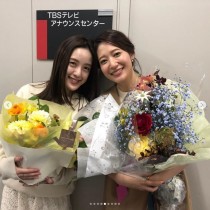 【エンタがビタミン♪】吉田明世アナ、TBS同期と最後の記念写真　『ビビット』出演にも「心から感謝」