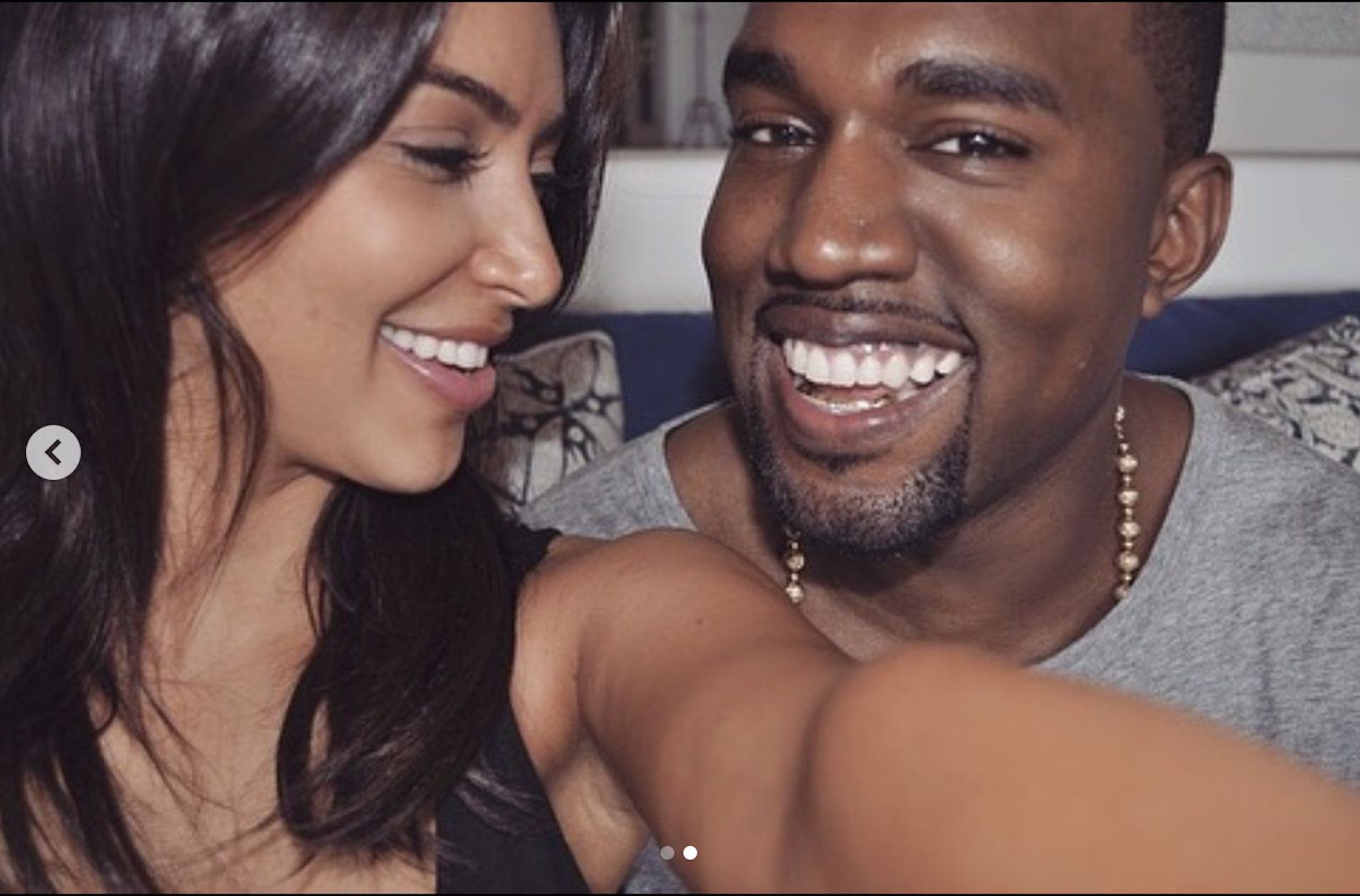 カニエのサプライズにキムも大喜び（画像は『Kim Kardashian West　2019年2月14日付Instagram「Happy Valentines Day babe!!! I love you so much!」』のスクリーンショット）