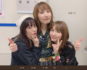 【エンタがビタミン♪】SKE48斉藤真木子×内山命×大場美奈　3ショットの凸感にファン「ちょーかわいい！」