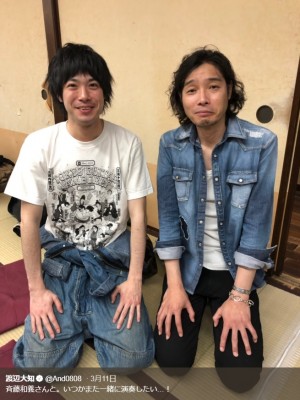 【エンタがビタミン♪】斉藤和義と正座で並んだ渡辺大知　「いいね！の数が気になります」