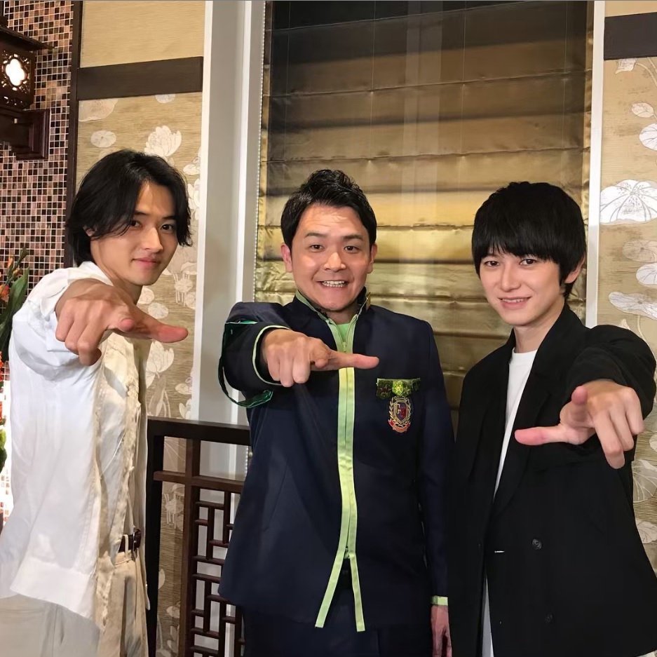 山崎賢人、ノブ、本郷奏多（画像は『千鳥ノブ　2019年4月24日付Instagram「明日のゴチ、ヤバイです!!」』のスクリーンショット）