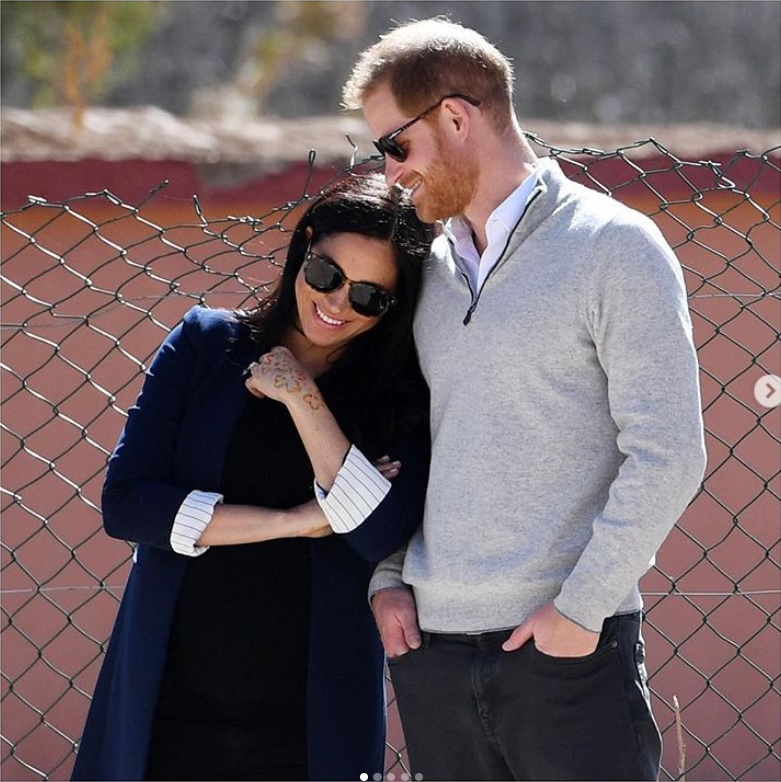 3泊4日の豪華“ベビームーン”に出かけたヘンリー王子夫妻（画像は『The Duke and Duchess of Sussex　2019年4月5日付Instagram「What an incredibly special surprise the grassroots led ＃globalsussexbabyshower was last Sunday!」』のスクリーンショット）