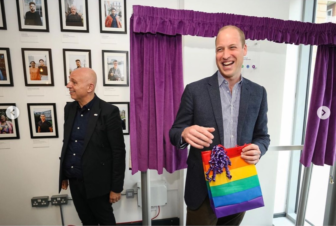 LGBTコミュニティへの理解を求める活動に尽力するウィリアム王子（画像は『Kensington Palace　2019年6月26日付Instagram「Ahead of the annual ＃prideinlondon parade and in recognition of the 50th anniversary of the Stonewall uprising」』のスクリーンショット）