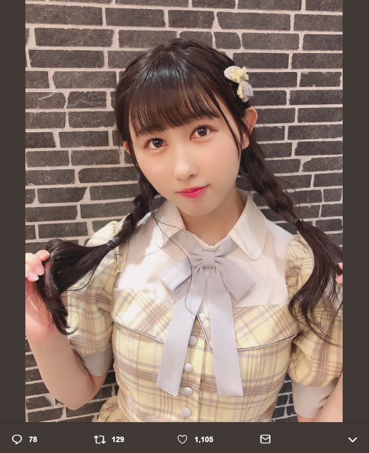 ＝LOVEのリーダー山本杏奈（画像は『山本杏奈　2019年6月11日付Twitter「＃TIF2019 3日間とも出演させていただきます！」』のスクリーンショット）