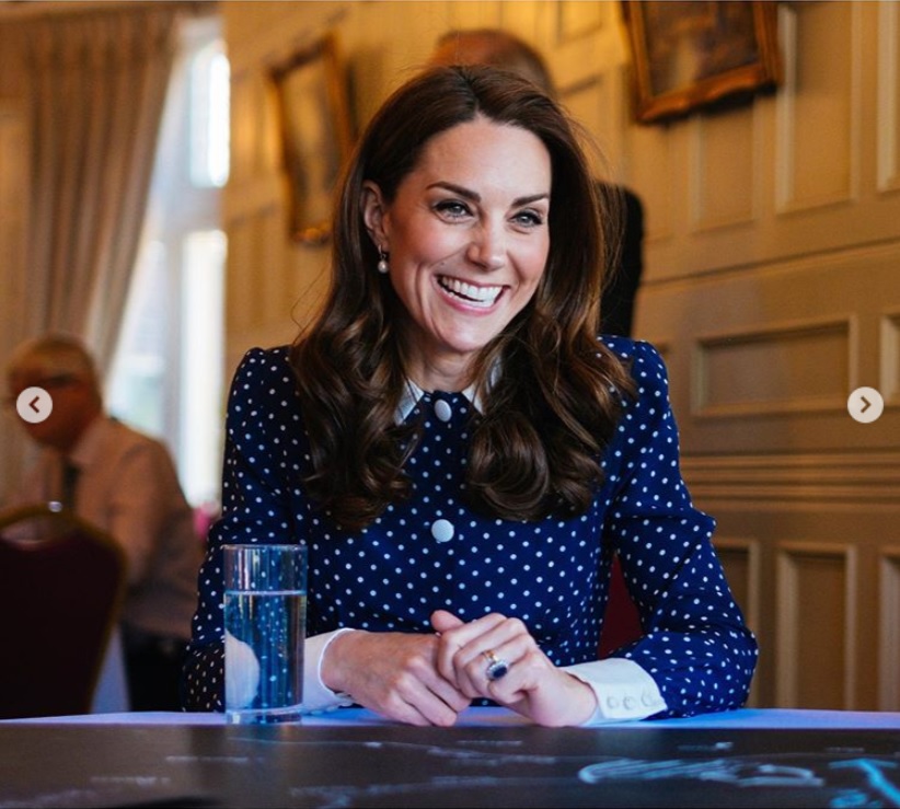 ケンジントン宮殿はキャサリン妃のボトックス使用をきっぱり否定（画像は『Kensington Palace　2019年5月14日付Instagram「Today The Duchess of Cambridge visited ＠bletchleyparkuk, the home of British codebreaking」』のスクリーンショット）