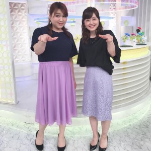 【エンタがビタミン♪】りんごちゃん『スッキリ』に登場　水卜麻美アナとの2ショットが似てる!?