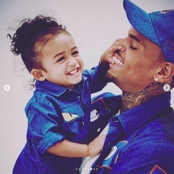 愛娘ロイヤルティちゃんはもうすぐ「お姉ちゃん」に（画像は『CHRIS BROWN　2019年5月26日付Instagram「I KNOW ITS EARLY BUT I WANNA SHOUT IT OUT TO THE TOP OF MY LUNGS “HAPPY BIRTHDAY BABY”!」』のスクリーンショット）