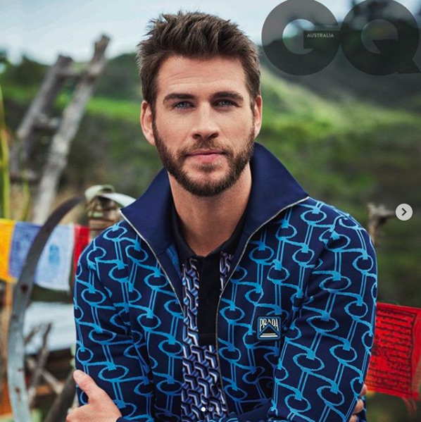 リアム・ヘムズワース、豪出身女優と新ロマンス（画像は『Liam Hemsworth　2019年5月1日付Instagram「Thanks for the funky shoot ＠gqaustralia had a great time wearing a colorful array of expensive clothing」』のスクリーンショット）