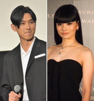 【エンタがビタミン♪】松田翔太＆秋元梢、夫婦初共演で密着ショット　ミラノで撮影「東京では“芸能人”だから…」