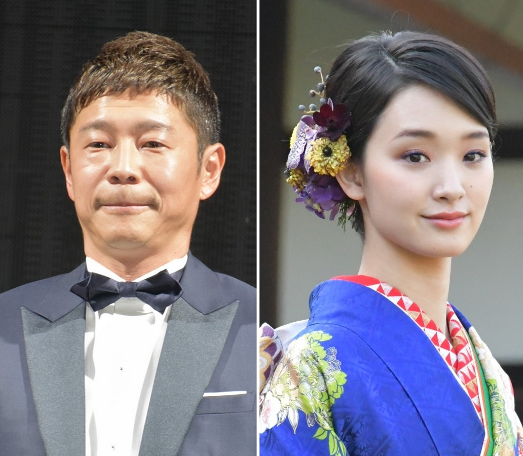 破局が明らかになった前澤友作氏と剛力彩芽