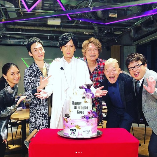 稲垣吾郎の誕生日をお祝い（画像は『香取慎吾　2019年12月2日付Instagram「月に一度の ＃ななにー」』のスクリーンショット）