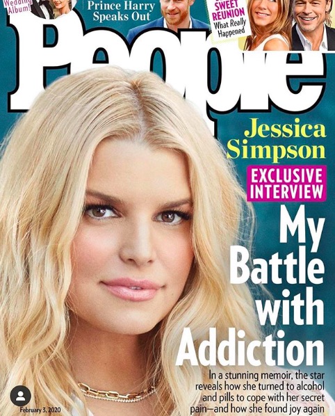 壮絶な過去を明かしたジェシカ・シンプソン（画像は『Jessica Simpson　2020年1月22日付Instagram「Thank you ＠people for helping me share my story.」』のスクリーンショット）