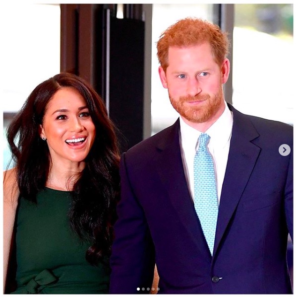 名門スタンフォード大学を訪問したヘンリー王子夫妻（画像は『The Duke and Duchess of Sussex　2019年10月15日付Instagram「This evening, The Duke and Duchess of Sussex attended the annual ＃WellChildAwards in London.」』のスクリーンショット）