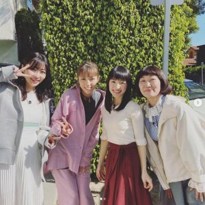 指原莉乃、若槻千夏、近藤麻理恵、川村エミコ『今夜くらべてみました』オフショット（画像は『近藤麻理恵（こんまり）　2020年3月19日付Instagram「昨晩の「今夜くらべてみました」をご覧いただいた皆さん、ありがとうございました」』のスクリーンショット）