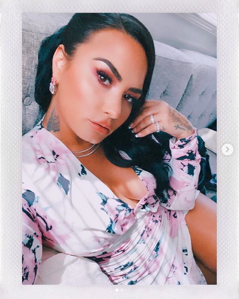 マックス・エーリックは「信用できない」と思うまでになったデミ（画像は『Demi Lovato　2020年9月2日付Instagram「“Dear little me, I’m sorry that it took so long but baby your free..”」』のスクリーンショット）