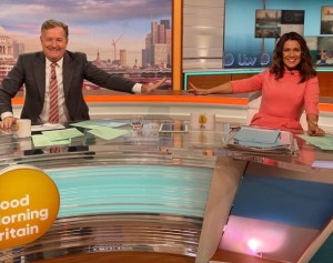 「今のマドンナは哀れ」と非難したピアース・モーガン（左）（画像は『Piers Morgan　2020年9月2日付Instagram「Good socially distanced Morning Britain！」』のスクリーンショット）