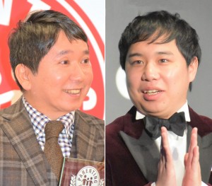 【エンタがビタミン♪】爆問＆霜降りの家族写真風ポスターが好評　太田光代社長も「田中君とせいや君が実の母と息子にみえる」