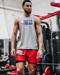 昨年春にケンダルとは破局したもようのNBA選手ベン・シモンズ（画像は『Ben Simmons　2020年10月2日付Instagram「The work always comes first」』のスクリーンショット）