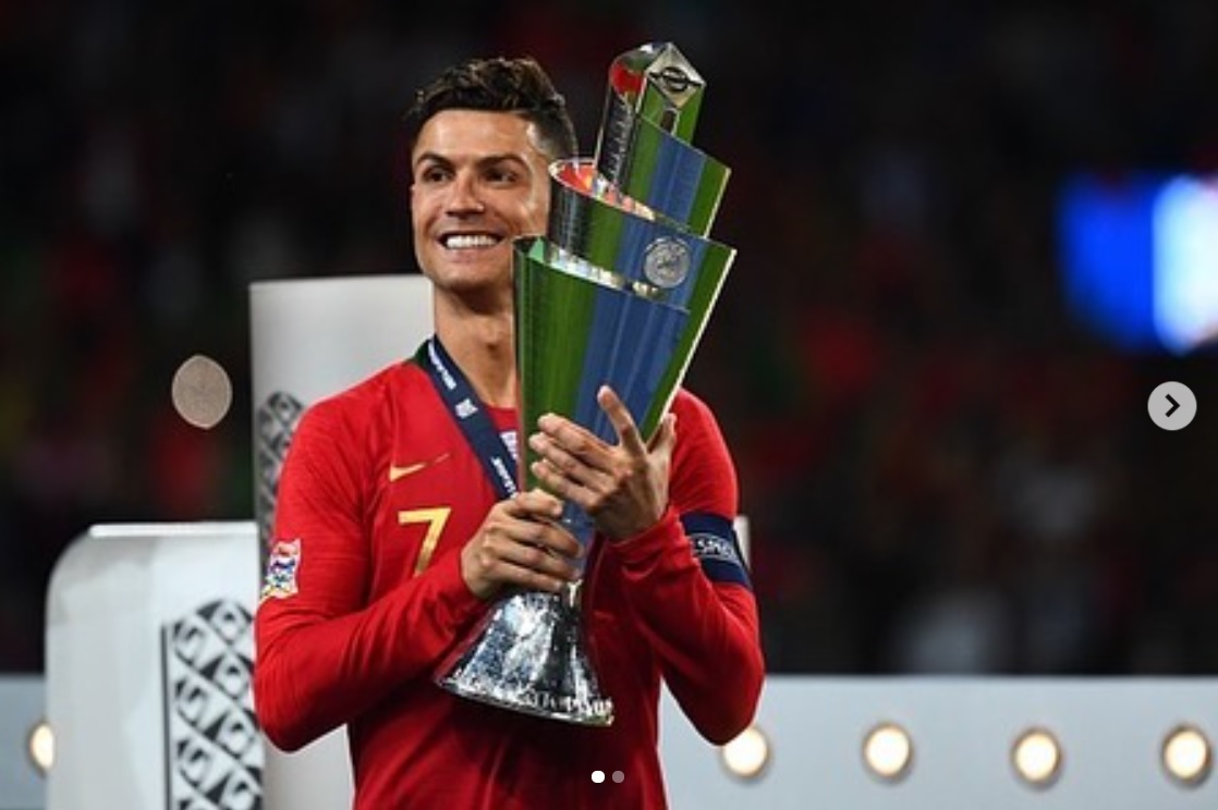 クリスティアーノ・ロナウド、新型コロナ感染で代表チームから離脱へ（画像は『Cristiano Ronaldo　2020年9月5日付Instagram「A nossa história faz-se de conquistas」』のスクリーンショット）