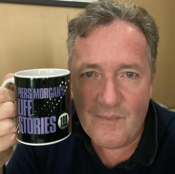 ピアース・モーガン「バレたことに謝罪してるだけ」とリタを猛非難（画像は『Piers Morgan　2020年10月18日付Instagram「Today, I am filming the 100th Life Stories show with Sir Cliff Richard.」』のスクリーンショット）